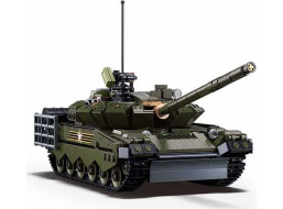 Sluban Model Bricks M38-B1178 Hlavný bojový tank T-80 2 v 1 v mierke 1:35