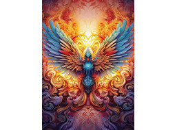 ART PUZZLE Puzzle Farebný Fénix 1000 dielikov