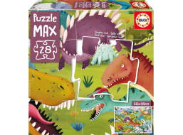 EDUCA Puzzle Dinosaury 28 dielikov