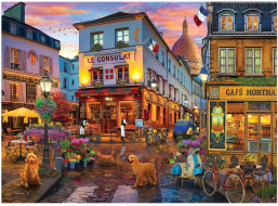 ANATOLIAN Puzzle Kaviareň Montmartre 1000 dielikov