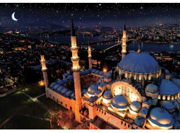ART PUZZLE Svietiace puzzle Modrá mešita 1000 dielikov