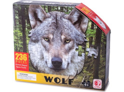 Obrysové puzzle Vlk 236 dielikov