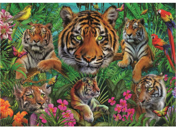 EDUCA Puzzle Tigre v džungli 500 dielikov