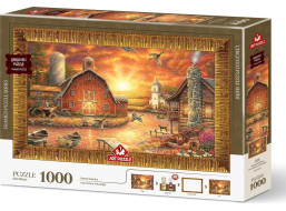 ART PUZZLE Puzzle s rámom a lepidlom 3v1 Za slnkom 1000 dielikov