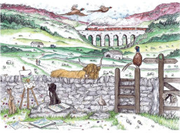 RAVENSBURGER Puzzle Život v Yorkshire 1000 dielikov