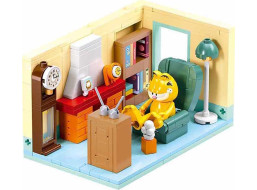 Sluban Builder M38-B1226 Garfield v obývacej izbe