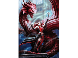 TREFL Puzzle Premium Plus Fantasy Collection: Šarlátový mág 1000 dielikov