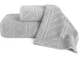 Bavlnený uterák RELIEF - 30x50 cm - 500g/m2 - šedý