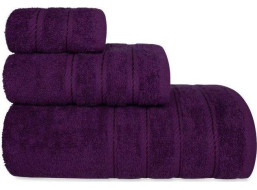Bavlnený uterák EVA - 30x50 cm - 450g/m2 - tmavo fialový