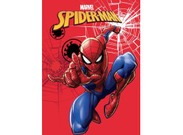 Detská deka POLAR 100x140 cm - Spider-man - červená