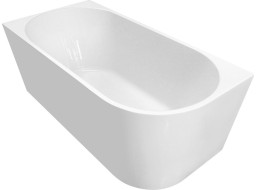 Aqualine TIBERA L rohová stojaca vaňa, 150x75cm, biela E1047