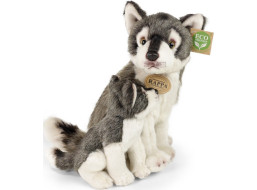 Rappa Plyšový vlk s mláďaťom 27cm ECO-FRIENDLY