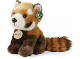 Rappa Plyšová panda červená sediaca 18 cm ECO-FRIENDLY