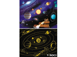 RAVENSBURGER Svietiace puzzle Slnečná sústava 500 dielikov
