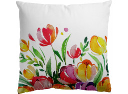 Vankúš PASTELOVÁ JAR Tulipán - 43x43 cm