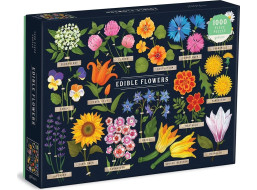 Galison Puzzle Jedlé kvety 1000 dielikov