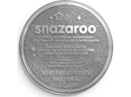 SNAZAROO Farba na tvár Trblietavá Šedá (Gun Metal Grey) 18ml