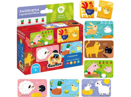 CZUCZU Puzzle dvojice Zvieratká 7x2 dieliky