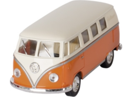 KINSMART Volkswagen Bus klasik KT5060 (1962) na spätné natiahnutie - oranžový