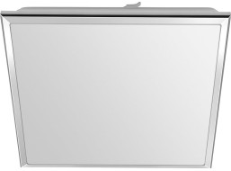 Sapho SILVER stropné LED svietidlo 28x28cm, 10W, 230V, 3000K/4000K/6500K, chróm AU478