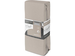 Jersey prestieradlo SOFT 200x90 cm + 25cm - šedé