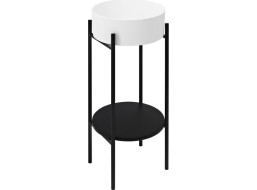 Sapho PUNO podstavec s umývadlom 375x870x448xmm, čierna SKA380-2-01