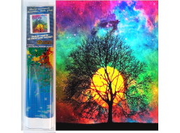 NORIMPEX Diamantové maľovanie Farebný západ slnka 30x40cm