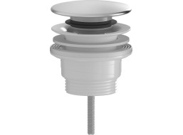 Bruckner Umývadlová výpusť 5/4“, click-clack, veľká zátka, 4-45mm, ABS/nerez 151.308.1