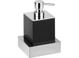 Sapho X-STEEL dávkovač mydla na postavenie 200ml, čierna XS104B