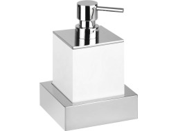 Sapho X-STEEL dávkovač mydla na postavenie 200ml, biela XS104W