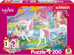 SCHMIDT Puzzle Bayala: Kúzelní elfovia 200 dielikov + figúrka Schleich