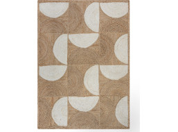 Kusový koberec Ella Jute Eclipse Natural/White