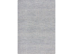 Kusový koberec Memphis Abstract Check Blue