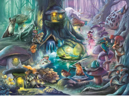 RAVENSBURGER Puzzle Kúzelný les XXL 150 dielikov