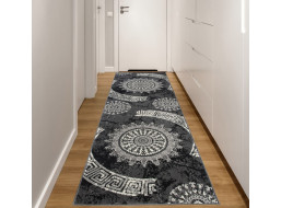 Behúň TAPIS Rosette - tmavo šedý