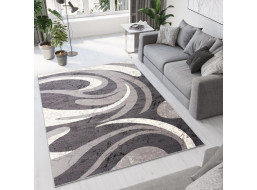 Kusový koberec TAPIS Charm - tmavo šedý