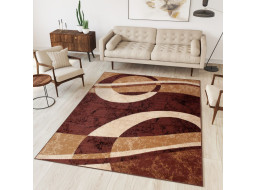 Kusový koberec TAPIS Circle - hnedý