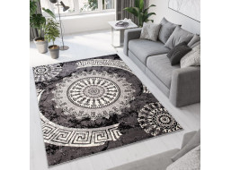 Kusový koberec TAPIS Rosette - tmavo šedý