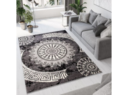 Kusový koberec TAPIS Rosette - tmavo šedý