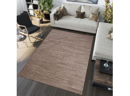 Kusový koberec SARI Mono - svetlo hnedý