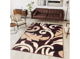 Kusový koberec TAPIS Ornament - hnedý