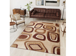 Kusový koberec TAPIS Pebbles - krémový