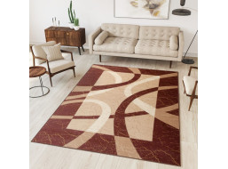Kusový koberec TAPIS Ribbon - hnědý/béžový
