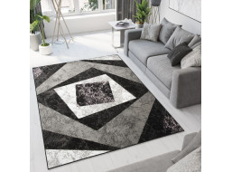 Kusový koberec TAPIS Vertigo - čierny/sivý