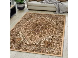 Kusový koberec EUFRAT Haditha - svetlo béžový