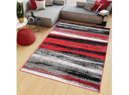 Kusový koberec MAYA Dunes - červený/sivý