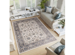 Kusový koberec COLORADO Flowers - biely