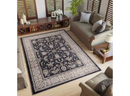 Kusový koberec COLORADO Rim - tmavo šedý