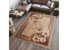 Kusový koberec ATLAS Lilly - tmavo béžový/hnedý