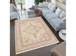 Kusový koberec ISFAHAN Tirgan - krémový/červený
